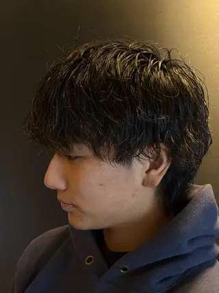 ショート パーマ メンズ growth 天神店 【グロウ】所属・Growth天神店 TOMOKIのヘアスタイル