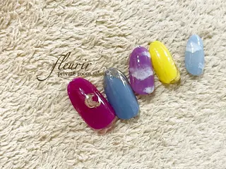 ネイル フルリール 【プライベートサロンのネイルデザイン