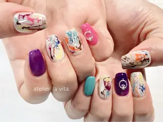 ネイル atelier la vita所属・lavita. mimuraのネイルデザイン
