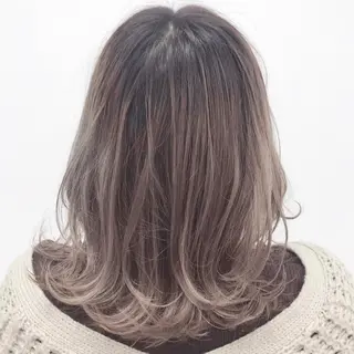 ミディアム カラー 310【サンイチマル】所属・透明感ハイトーン🦄 キラ🌈のヘアスタイル