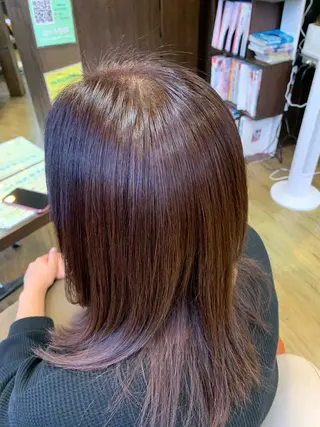 ミディアム カラー 中野  淳のヘアスタイル