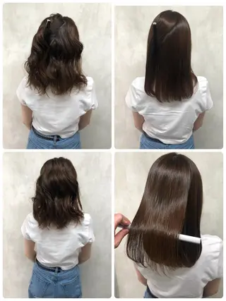 ミディアム 満足度⭕️縮毛矯正師 谷口にお任せを👍のヘアスタイル