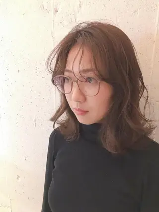 ミディアム カラー Fuuu《フゥ》所属・シノザキ シンゴのヘアスタイル