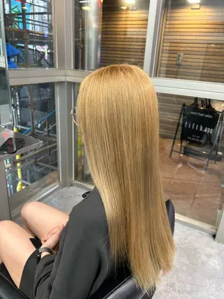 ロング カラー パーマ支持率No.1 ❤️🔥安成弾のヘアスタイル