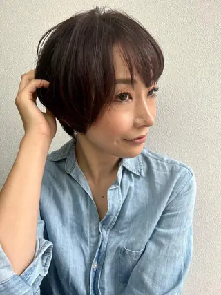 ショート SORA麻布十番店所属・細井 敦生のヘアスタイル