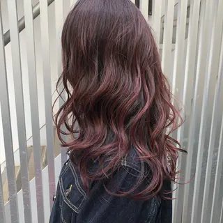 ロング カラー ヘアアレンジ 榎園 由美のヘアスタイル