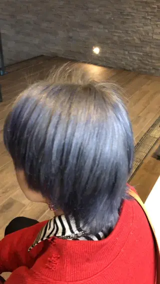 ミディアム カラー メンズ GIEN 末吉 海斗のヘアスタイル