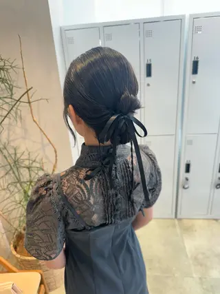 ヘアアレンジ 透明感カラー✨艶髪 制作🌱山根あゆみのヘアスタイル