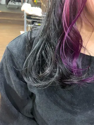 セミロング 家田 竜のヘアスタイル