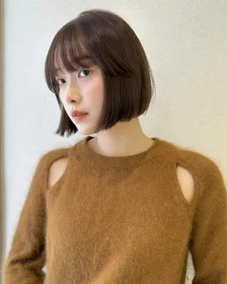ショート ボブ COA GINZA 佐藤壮真のヘアスタイル