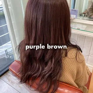 セミロング うる艶カラー 🫶🏼💭mikaのヘアスタイル