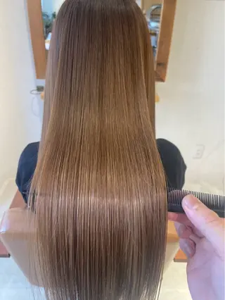 ロング パーマ 大西 杏依のヘアスタイル