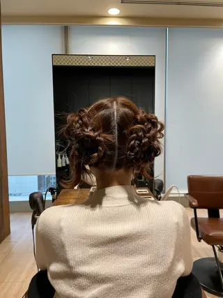 ロング 艶カラー/アレンジ/ はまぐちうみのヘアスタイル