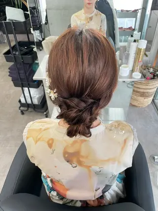 ヘアアレンジ 速水 ゆきののヘアスタイル