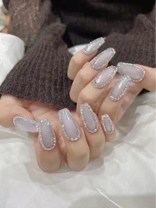 セミロング Nail  R💫 naoのネイルデザイン