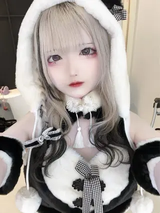 ロング カラー ダブルカラー特化💍 tiam💍韓国ヘアのヘアスタイル