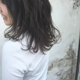 ミディアム ⭐️迫田 ゆう⭐️のヘアスタイル