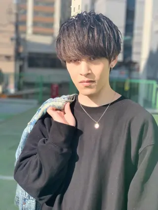 パーマ メンズ 柏メンズカットパーマ NO.1タイチのヘアスタイル