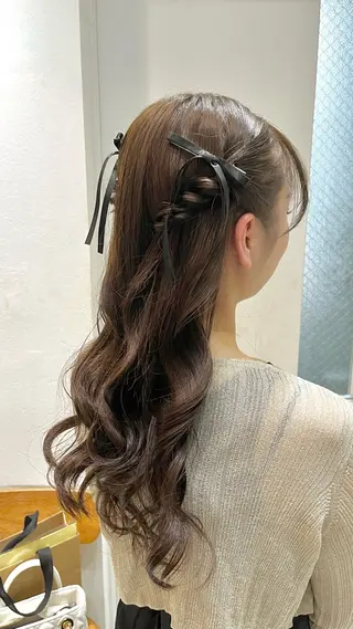 ロング ヘアアレンジ 🌈外国風ハイライト こうたろうのヘアスタイル