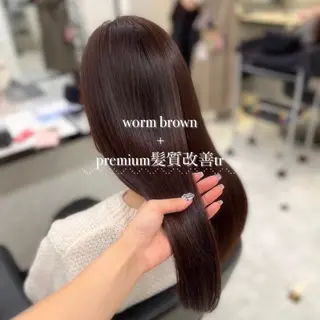 カラー かわいい艶髪🤍 れいな🤍のヘアスタイル
