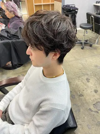 パーマ メンズ PEYP prod ICON所属・パーマ/ケアブリーチ /博多/YOSUKEのヘアスタイル