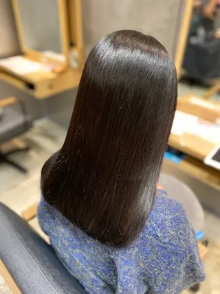 ミディアム パーマ 稲田 ことみのヘアスタイル