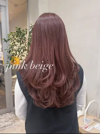 ロング カラー nakahara madokaのヘアスタイル