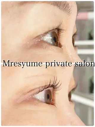 マツエク・マツパ Mresyume MAYUのマツエク・マツパデザイン