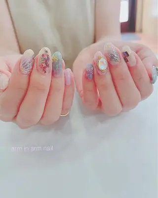 ネイル arm in arm ︎✿Yamamotoのマツエク・マツパデザイン