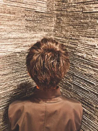 セミロング メンズ ✨メンズカット 無料‼️✨土尾快斗のヘアスタイル