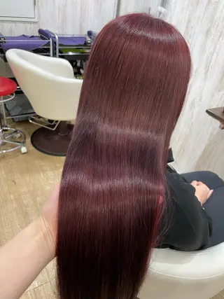 カラー white.所属・white.梅田 デザインカラー🦄のヘアスタイル