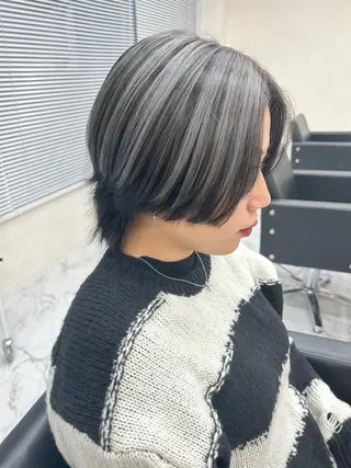 ミディアム カラー ハイトーン/韓国風 🤍Nacchi🐈のマツエク・マツパデザイン