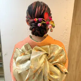 ヘアアレンジ 🦋Misaki🦋 メンズパーマ/着付けのその他イメージ