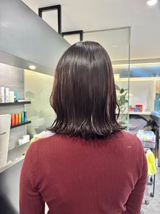 ミディアム ブリーチなし ダブルカラー/ゆなのヘアスタイル