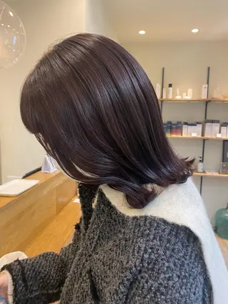 ミディアム カラー マツエク・マツパ SOLO所属・奈良 彩華のヘアスタイル