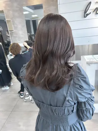 ミディアム 🫧艶髪カラー🫧 森本くるみのヘアスタイル