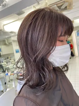 セミロング HEADS  ex所属・HEADS ex市川 ママ美容師ARISAのヘアスタイル