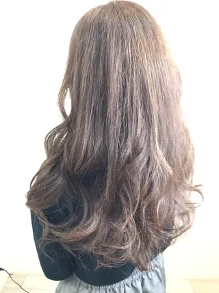 ロング カラー 黒川 真伍のヘアスタイル