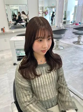 セミロング カラー ParveMix ♡白神みやびのヘアスタイル