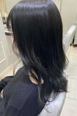 ロング カラー 韓国ヘア🍒渡辺 咲🍒のヘアスタイル