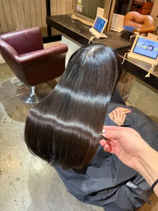 セミロング GO TODAY SHAIRE SALON所属・癖毛&ダメージ改善 カット/soyaのヘアスタイル