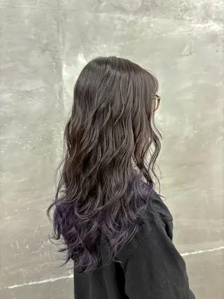 ロング カラー ナカジマ ハルカのヘアスタイル