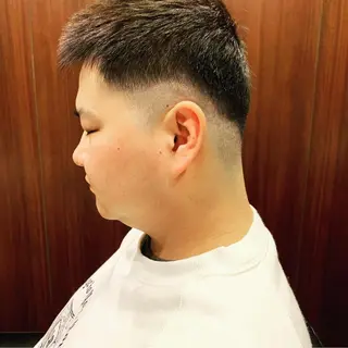 ショート メンズ ヒロ銀座 バーバーショップ神楽坂所属・ひらお あおとのヘアスタイル