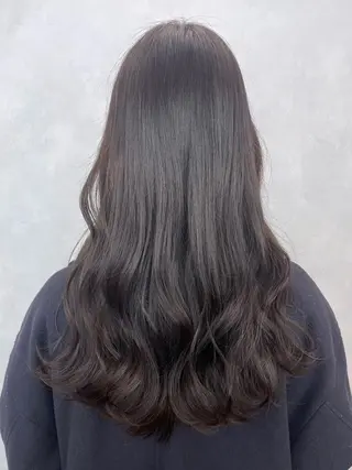 セミロング カラー パーマ ヘアアレンジ ITby ALBUM 北千住店のヘアスタイル