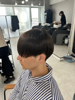 カラー パーマ ヘアアレンジ メンズ カズキ🌼曲がる縮毛 /くせ毛パーマのヘアスタイル