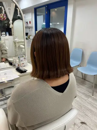ミディアム 小川 夏花のヘアスタイル