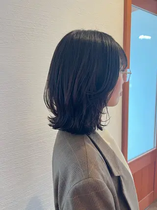 ミディアム Strawberry所属・原田 志保のヘアスタイル