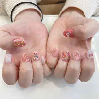 ネイル 韓国風✨髪質改善✨ 縮毛矯正✨松浦知奈美のヘアスタイル