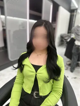 ミディアム カラー パーマ ヘアアレンジ メンズ キッズ ♥️韓国ヘア レイヤー♥️ゆりのヘアスタイル