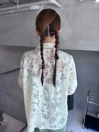 ヘアアレンジ 透明感カラー/set /hana🍀🪽‪のヘアスタイル